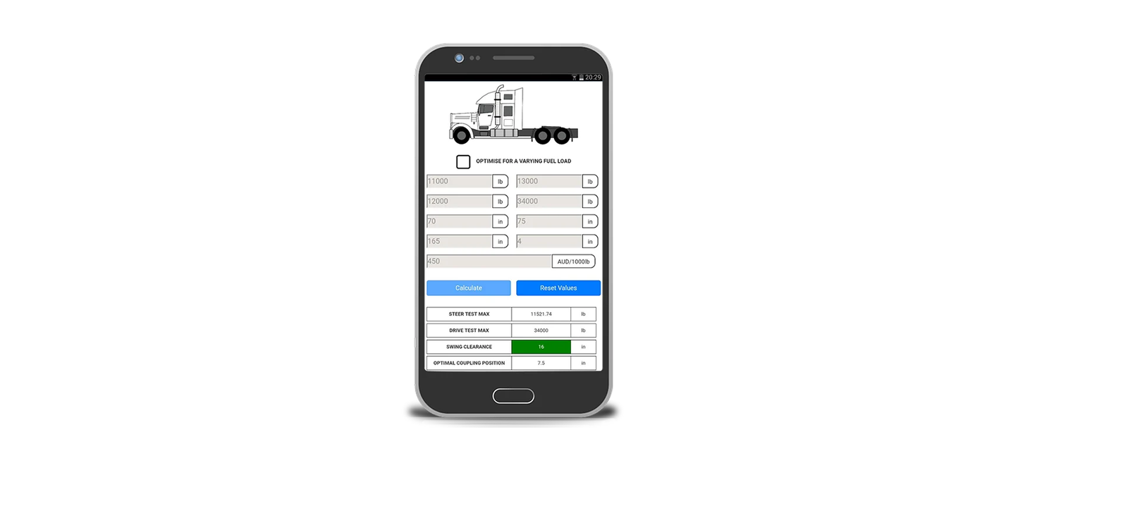 5th wheel pin weight calculator